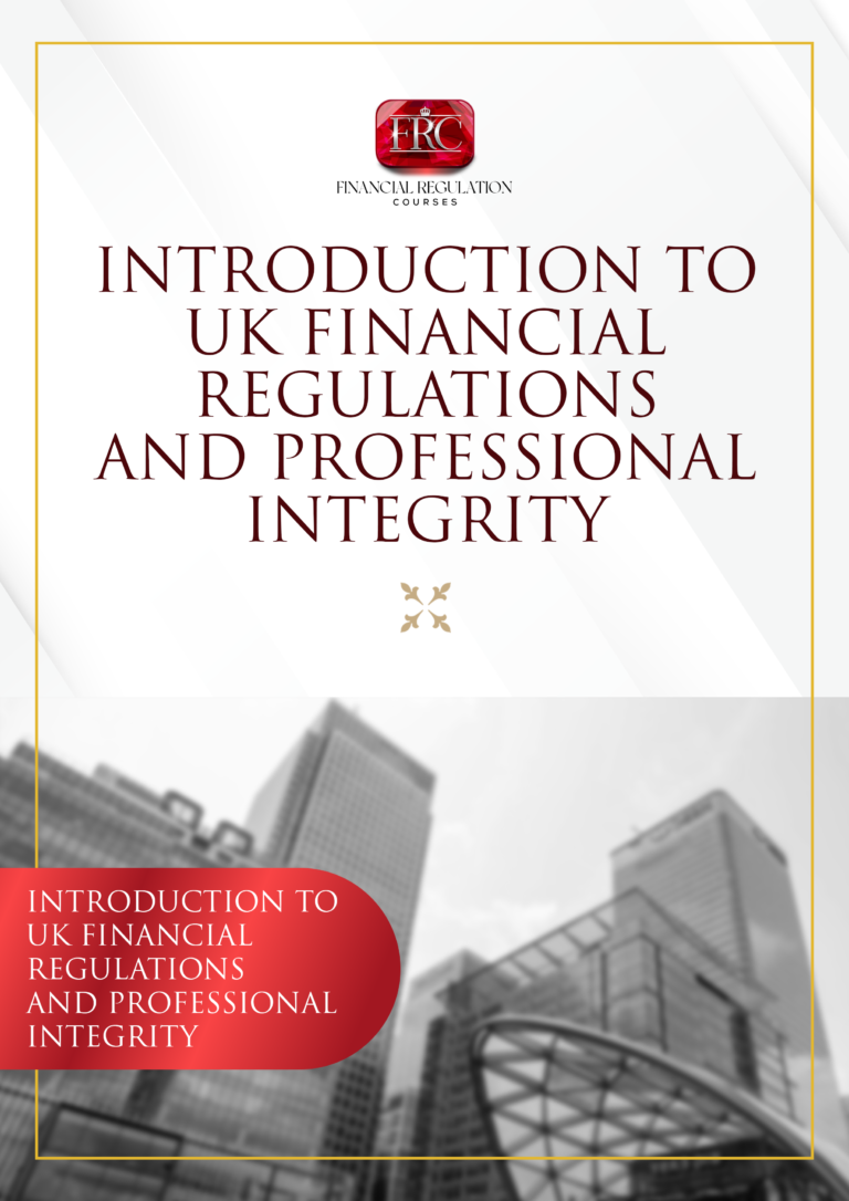 Introduction to UK Financial Regulations and Professional Integrity